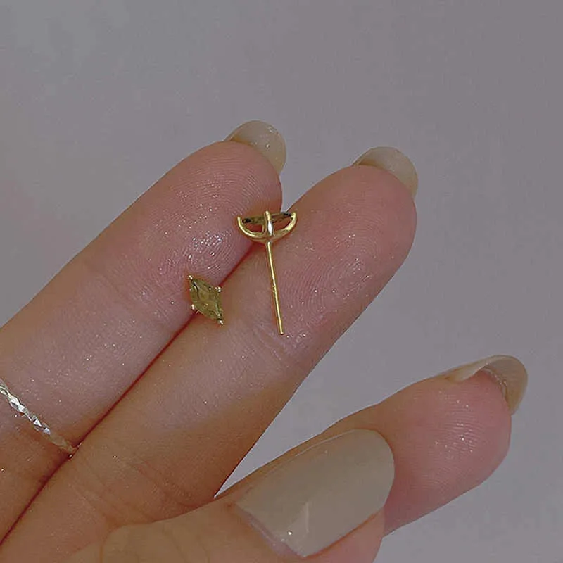 QIMEILA S925 Silver Stud Earrings Women's-5