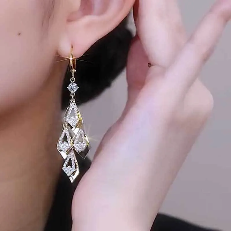 QIMEILA Copper Alloy Earrings Women's-4