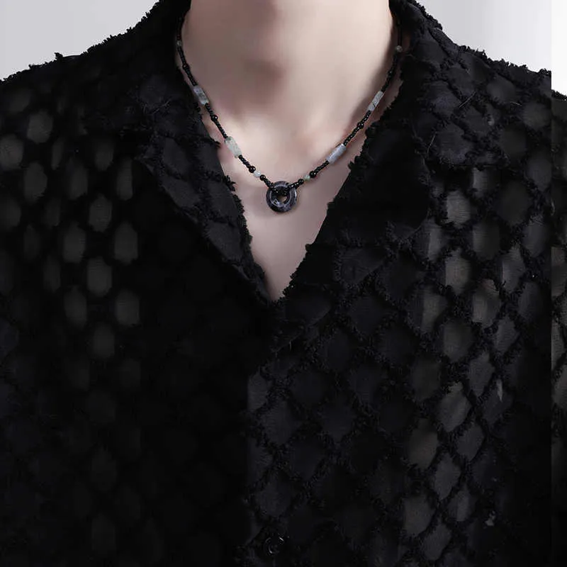 QIMEILA Resin Necklaces Women's-3