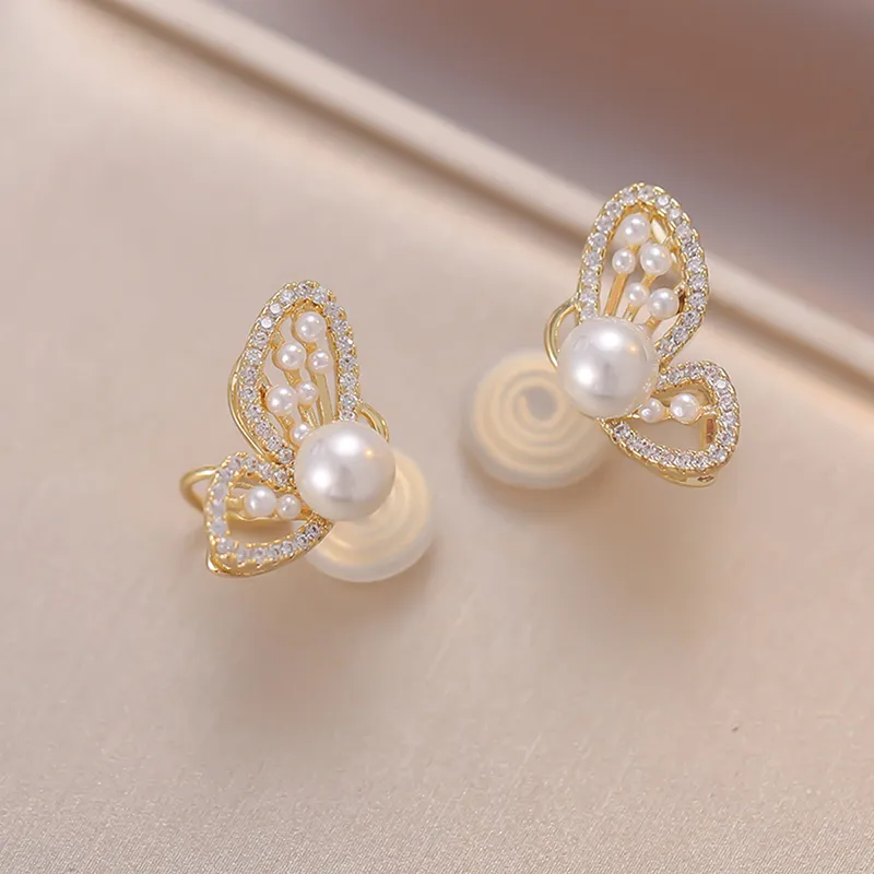 Zoo Jewel Copper Alloy Clip On Earrings Women's-4