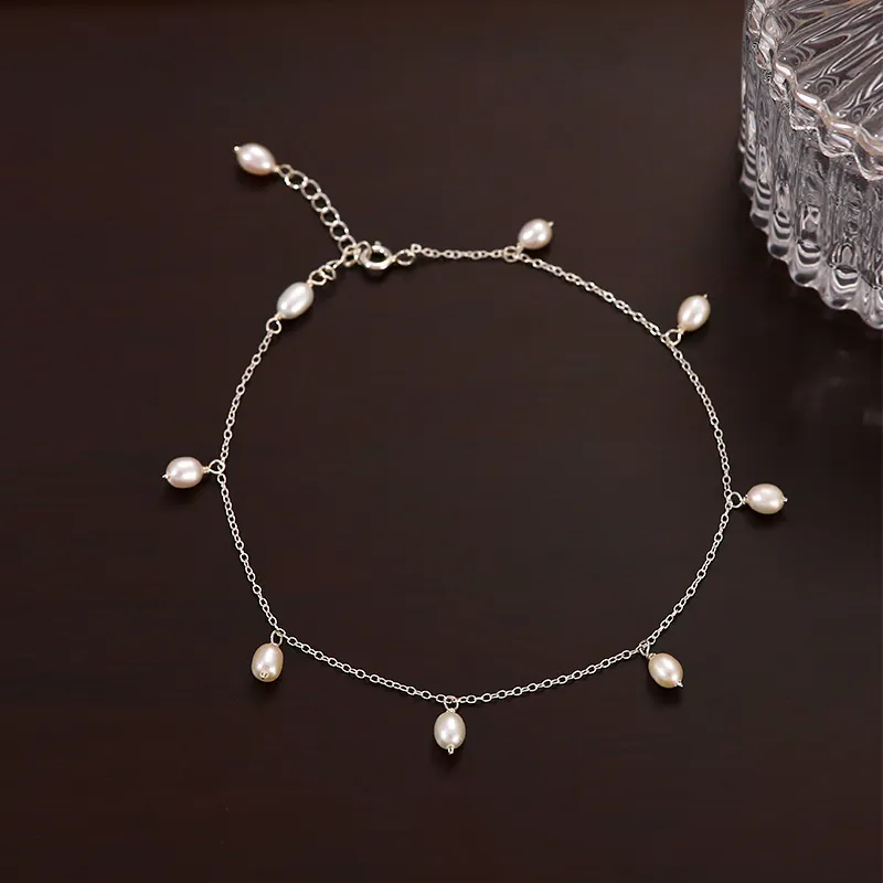 Zoo Jewel S925 Silver Anklets Women's-5