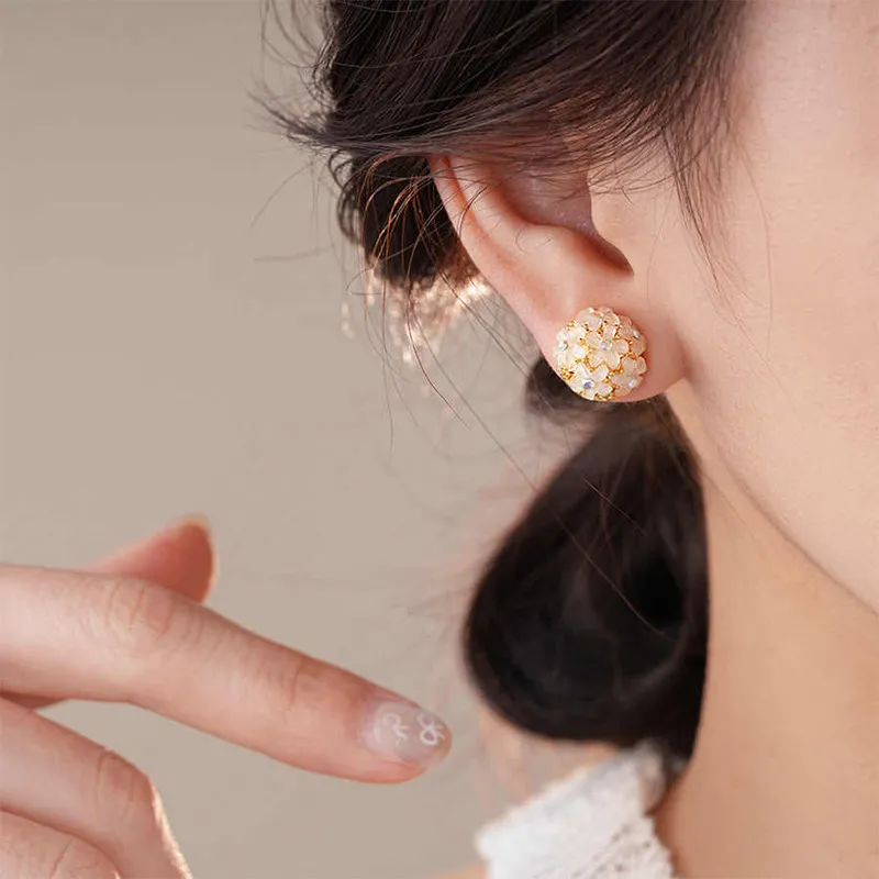 QIMEILA Alloy Stud Earrings Women's-2