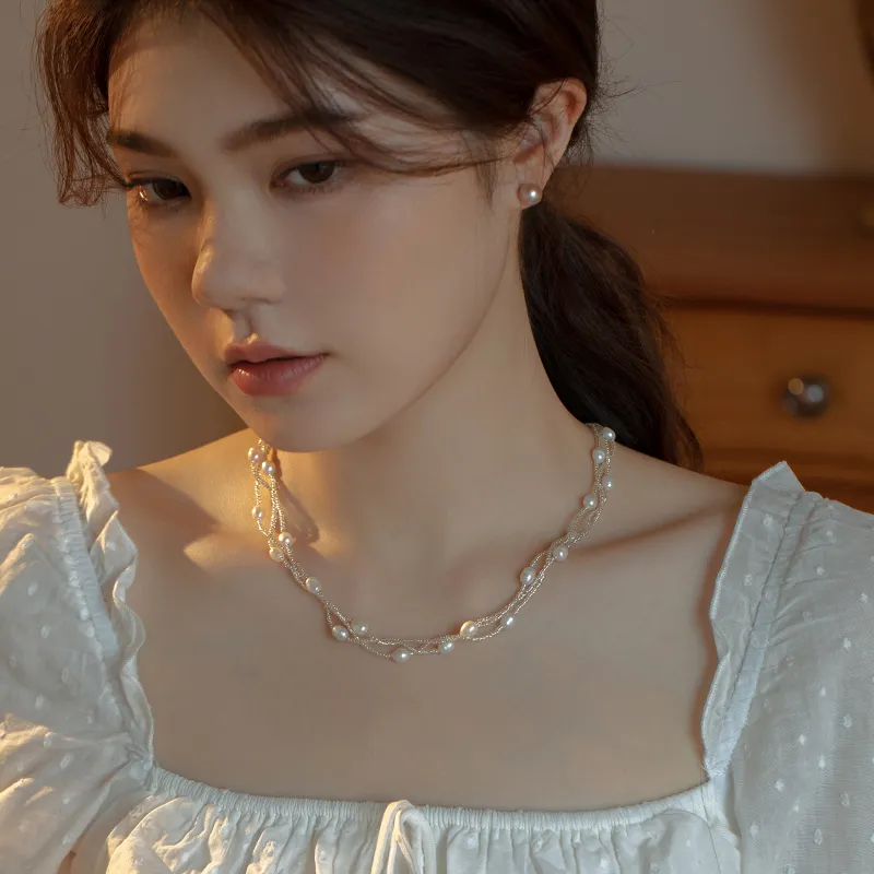 Zoo Jewel Alloy Necklaces Women's-4