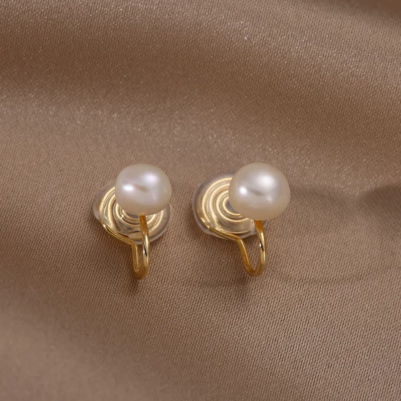 Zoo Jewel Copper Clip On Earrings Women's-4