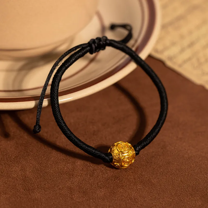 QIMEILA Copper Bracelets Men's Gold-2