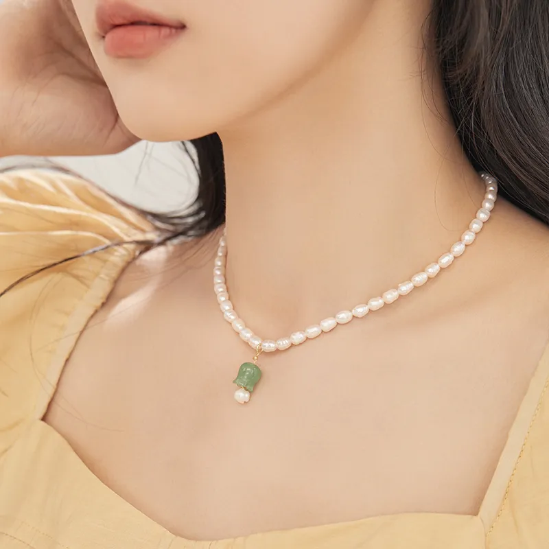 Zoo Jewel Pearl Necklaces Women's-2