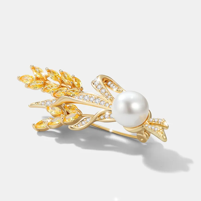 Zoo Jewel Copper Brooches Women's-1