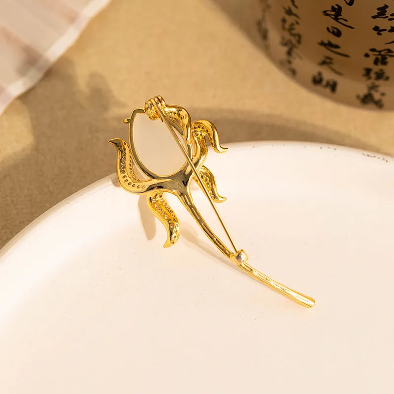 Zoo Jewel Copper Alloy Brooches Women's-3