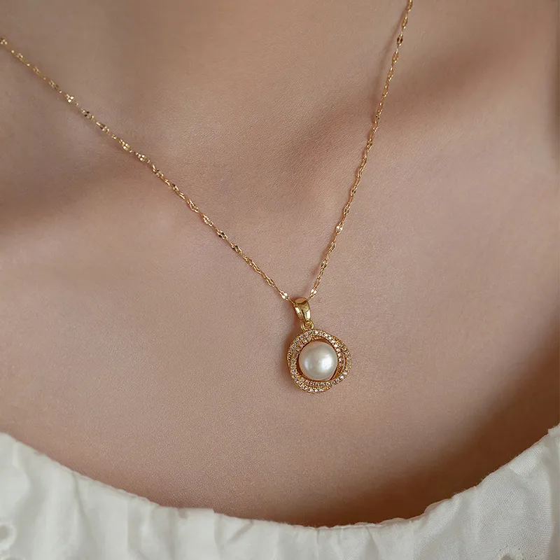 QIMEILA Copper Alloy Necklaces Women's-2