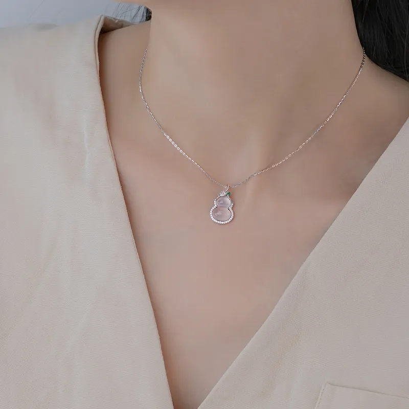 Zoo Jewel Chalcedony Jade Necklaces Women's-1