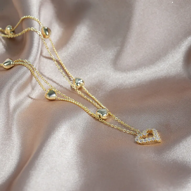 Zoo Jewel Alloy Necklaces Women's-2