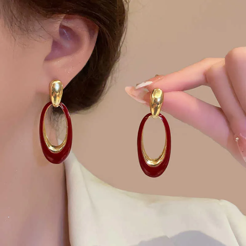 QIMEILA Copper Alloy Earrings Women's-1