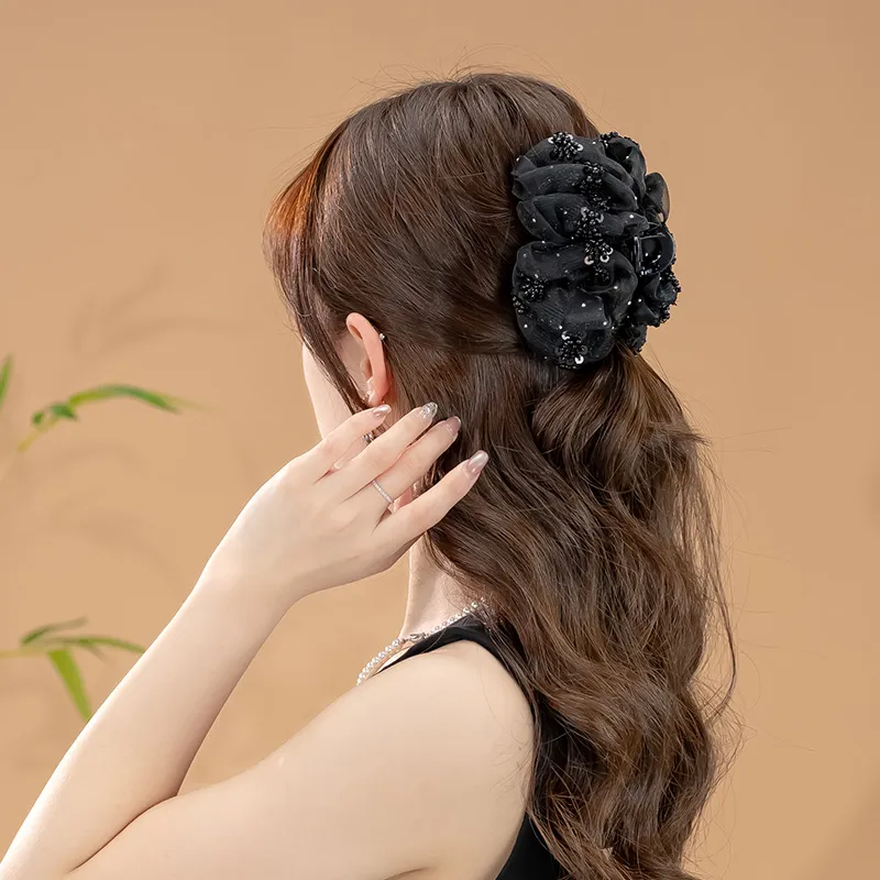 QIMEILA Resin Hair Clips Women's-3