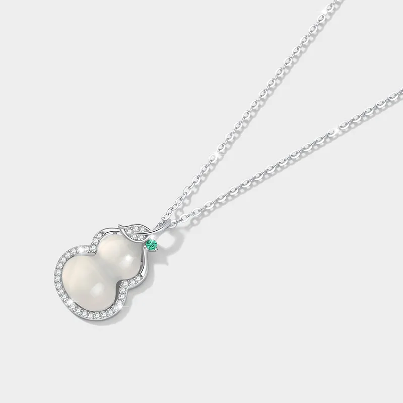 Zoo Jewel Chalcedony Jade Necklaces Women's-5