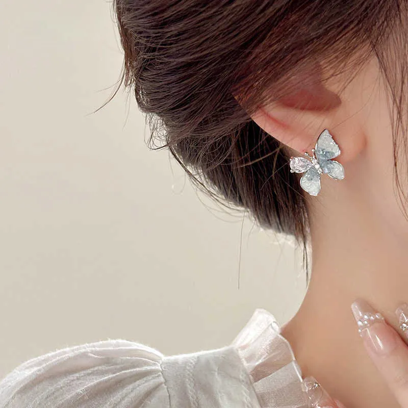 QIMEILA Copper Alloy Stud Earrings Women's-3