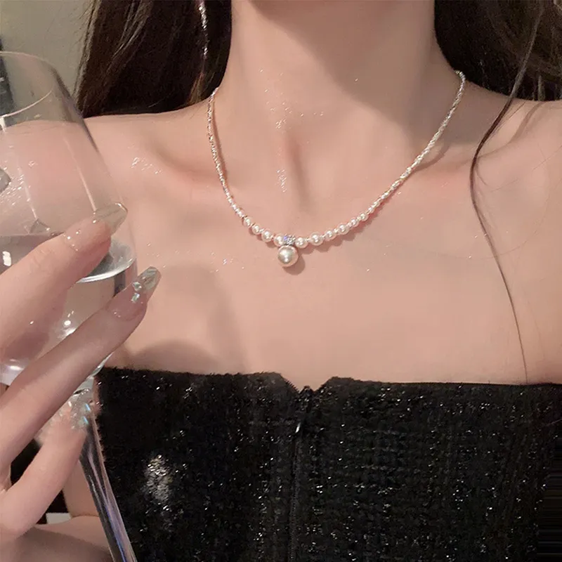 Zoo Jewel Artificial Pearl Necklaces Women's-2