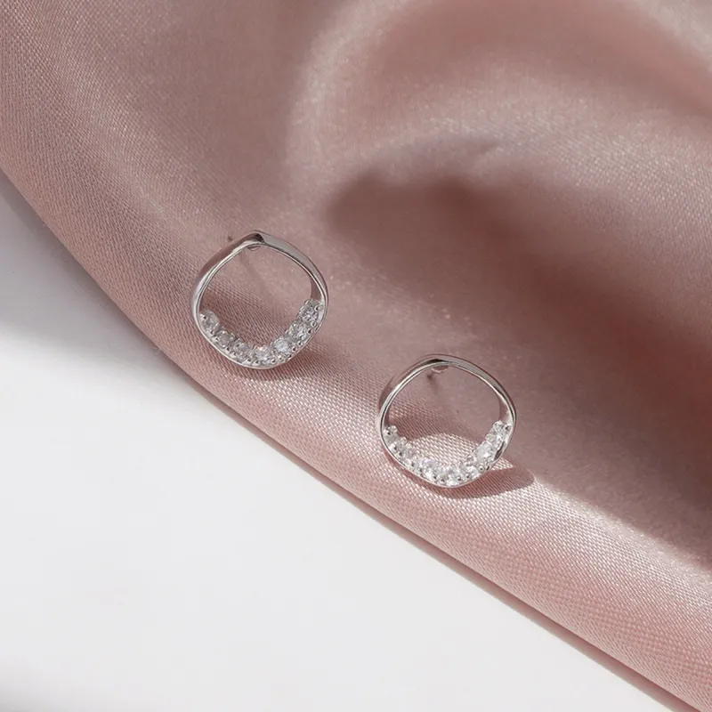 Zoo Jewel S925 Silver Stud Earrings Women's-3