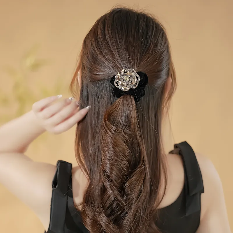 QIMEILA Fabric Hair Tie Women's-1