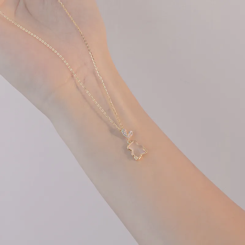 Zoo Jewel Chalcedony Necklaces Women's-3