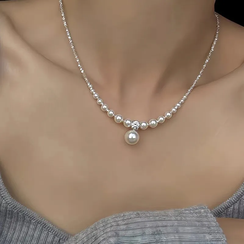 Zoo Jewel Artificial Pearl Necklaces Women's-1