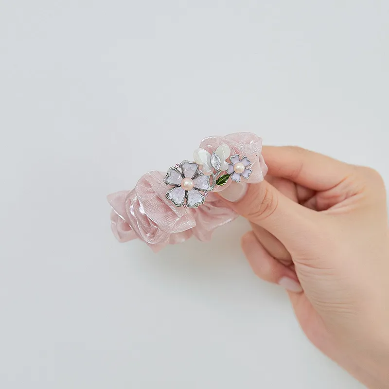 QIMEILA Fabric Hair Tie Women's-4