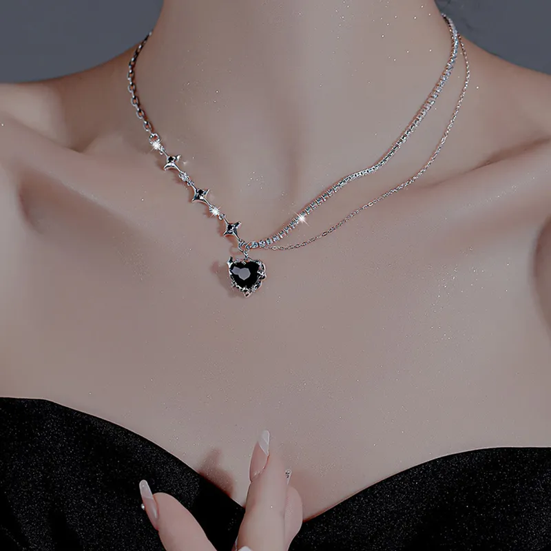 QIMEILA Titanium Steel Necklaces Women's-1