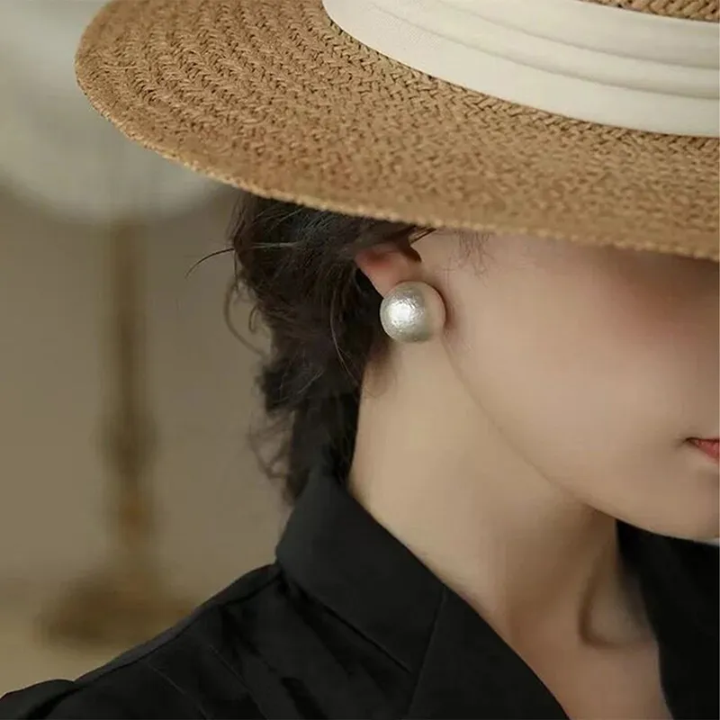 Zoo Jewel Cotton Beads Stud Earrings Women's-1