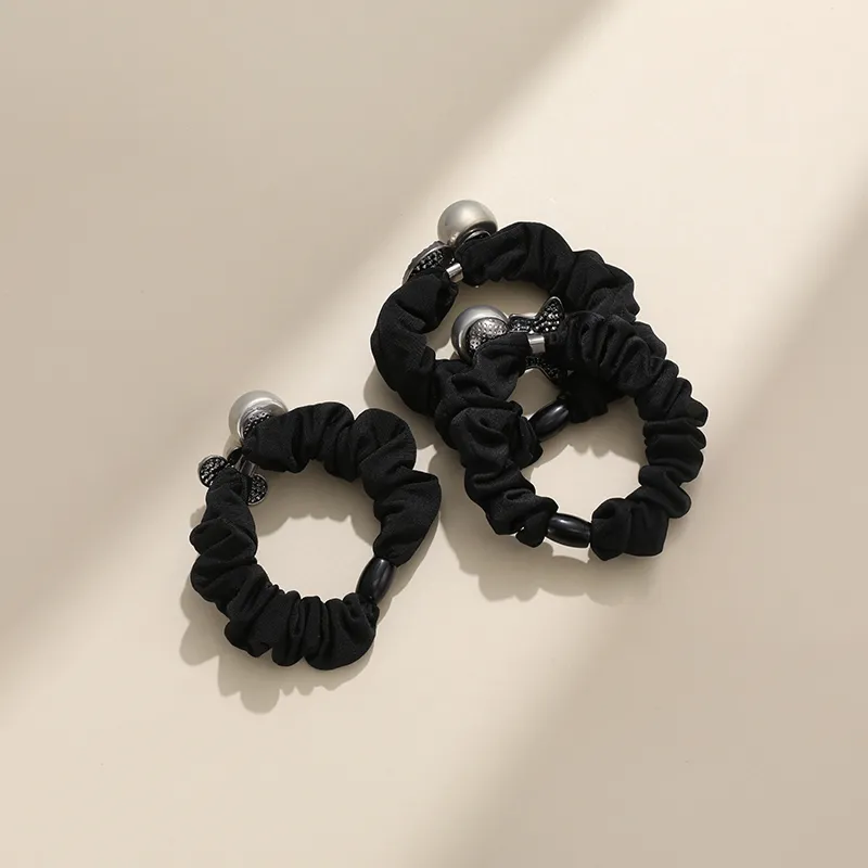 QIMEILA Faux Crystal Hair Tie Women's-4