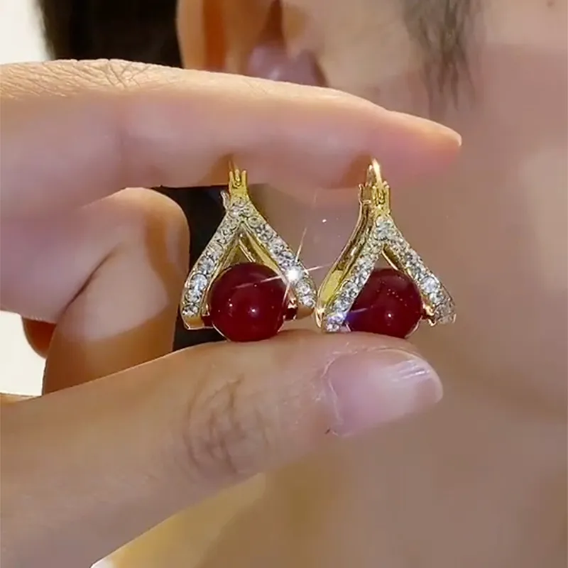 QIMEILA Copper Alloy Earrings Women's-1