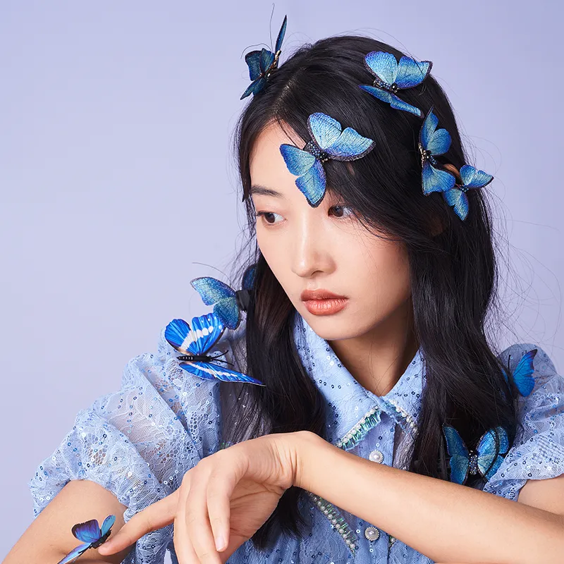 QIMEILA Alloy Hair Clips Women's-8