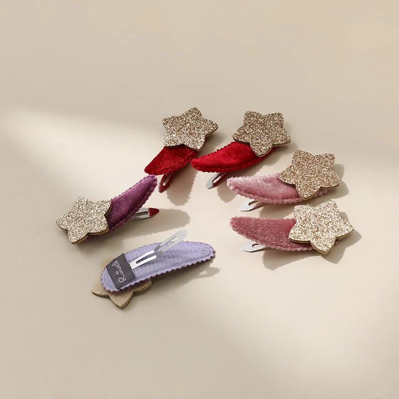 QIMEILA Fabric Hair Clips Women's-6