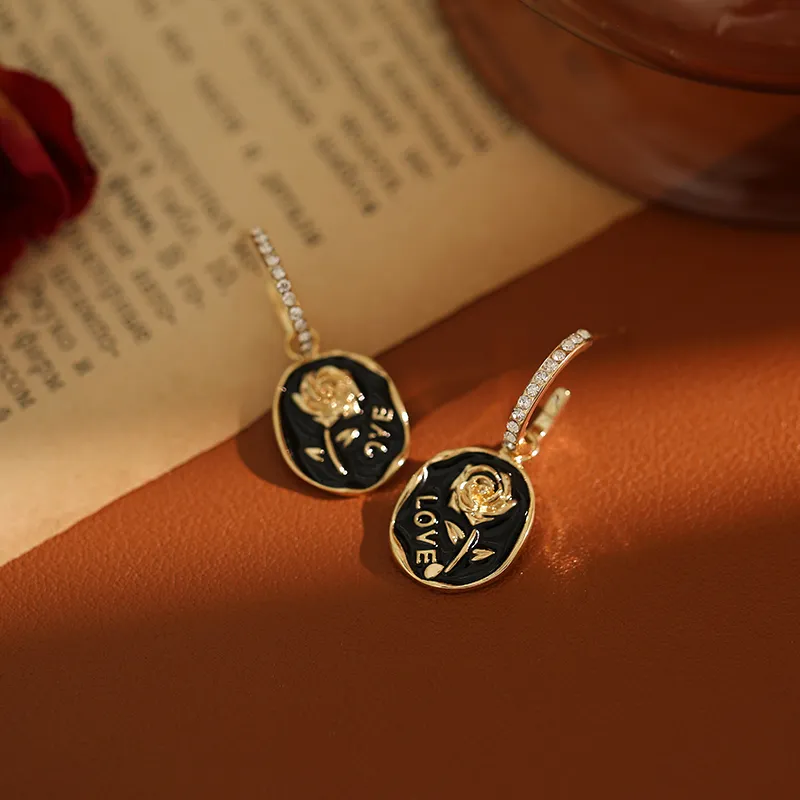 Zoo Jewel Alloy Earrings Women's-2