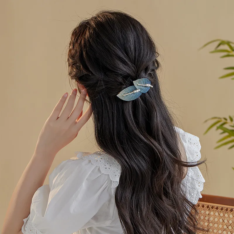 QIMEILA Artificial Pearl Hair Clips Women's-1