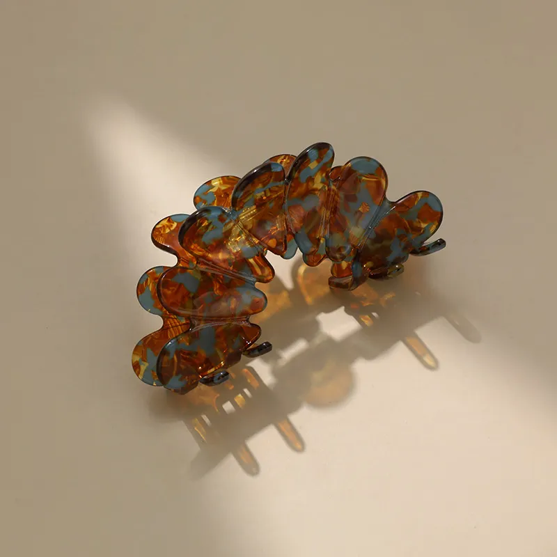 QIMEILA Acetate Plate Hair Clips Women's-1