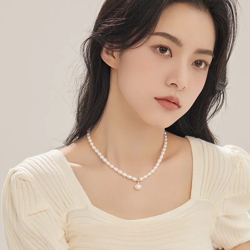Zoo Jewel Pearl Necklaces Women's-3