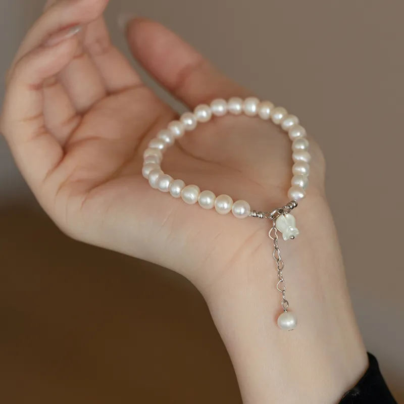 Zoo Jewel 925 Sterling Silver Freshwater Pearl Bracelets Women's-1