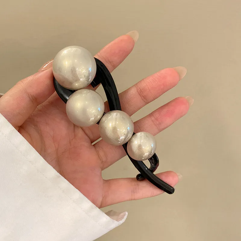 QIMEILA Resin Hair Clips Women's-3