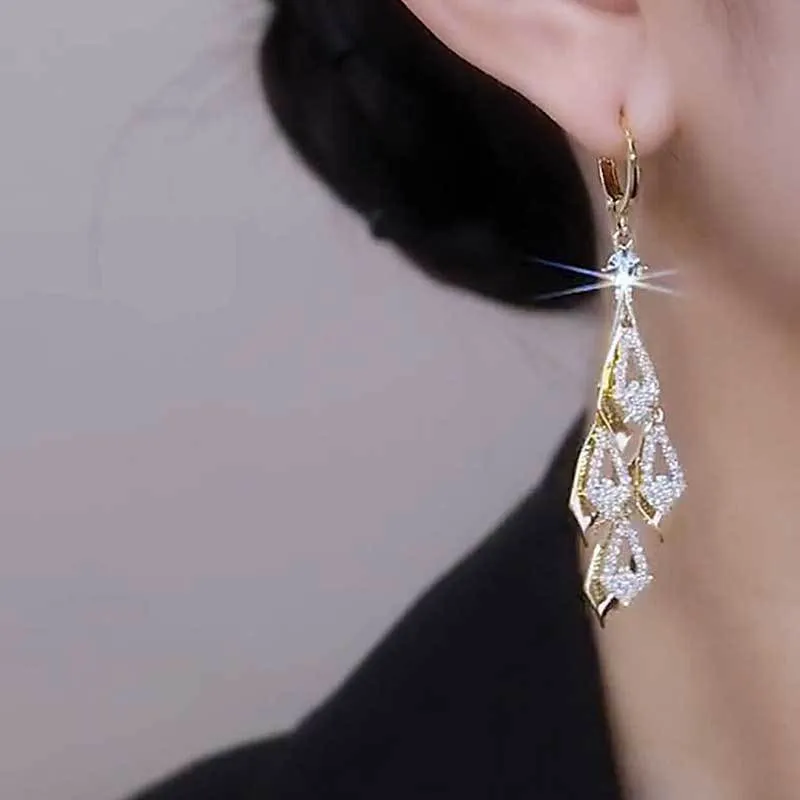 QIMEILA Copper Alloy Earrings Women's-1