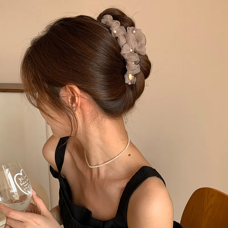 QIMEILA Acrylic Hair Clips Women's-2