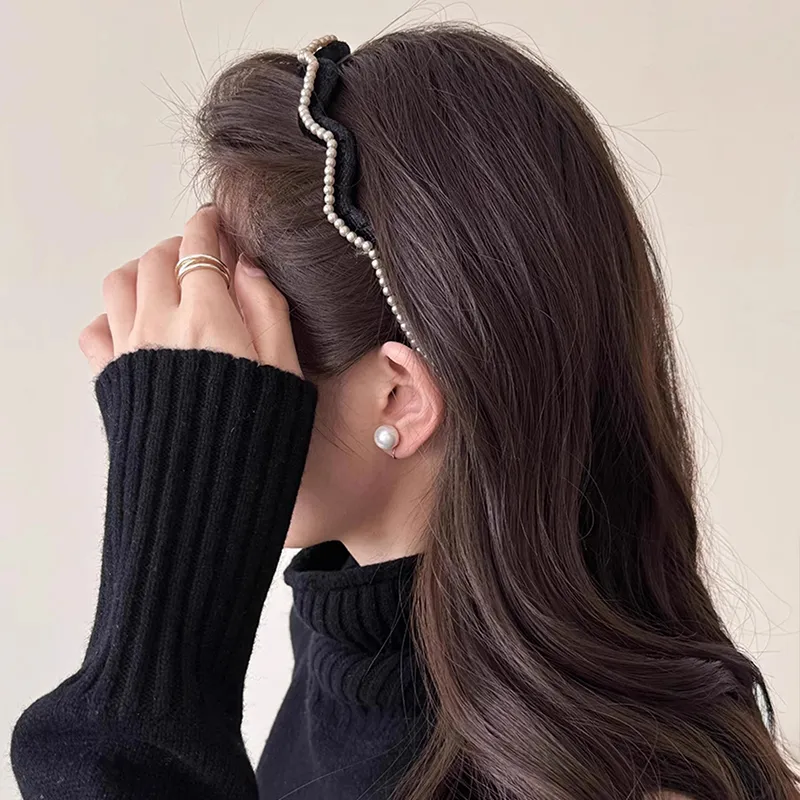 QIMEILA Velour Fabric Headbands Women's-2