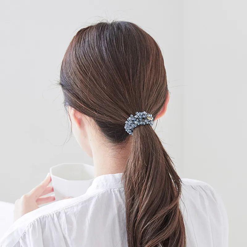 QIMEILA Rubber Band Hair Tie Women's-5