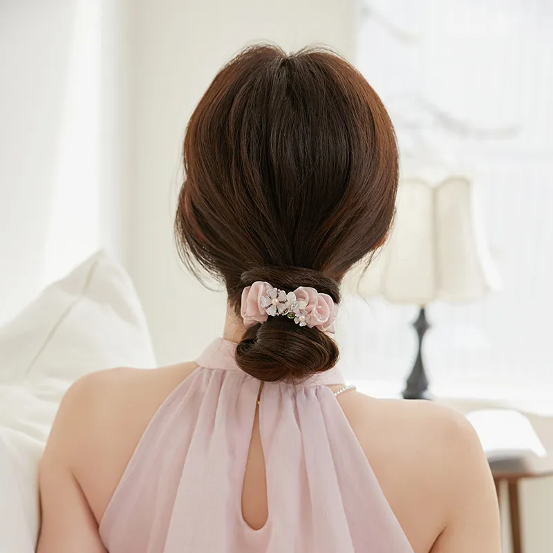 QIMEILA Fabric Hair Tie Women's-2