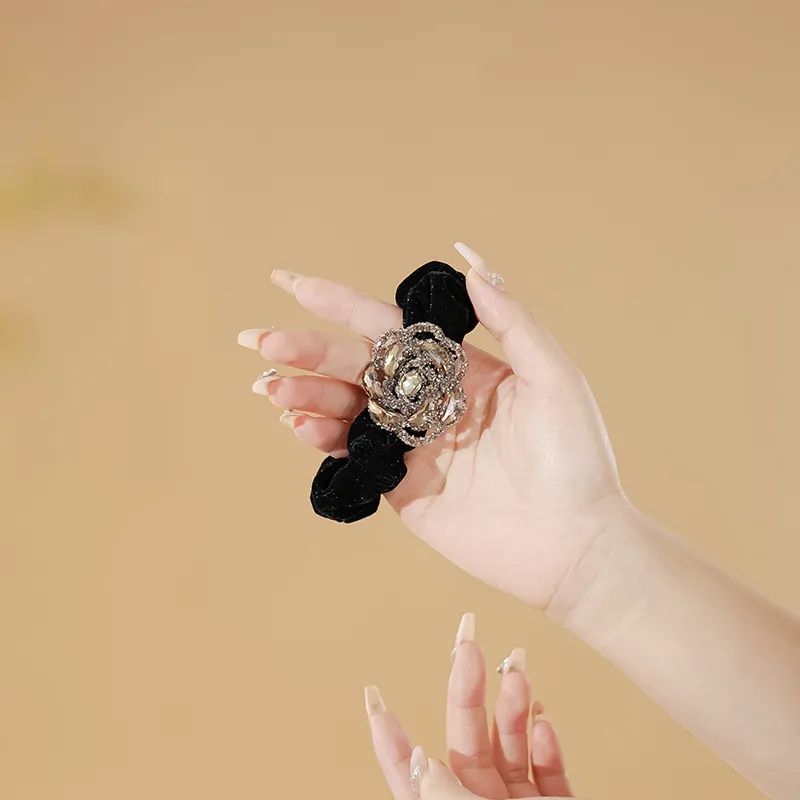 QIMEILA Fabric Hair Tie Women's-5