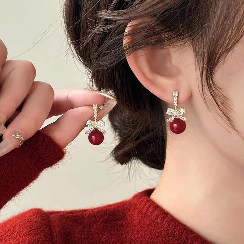 QIMEILA Copper Alloy Earrings Women's-1