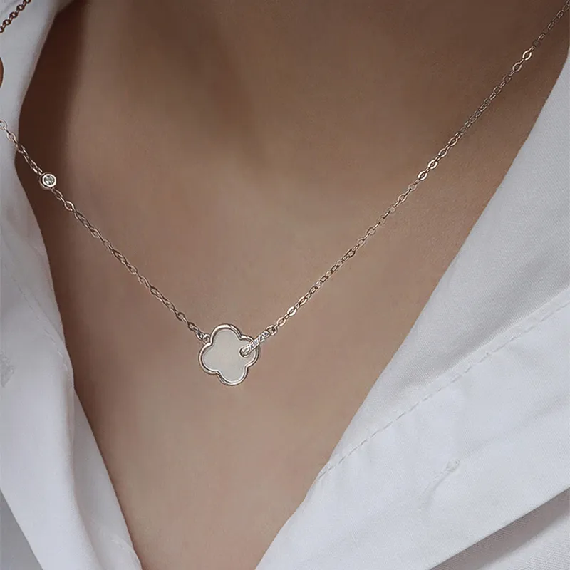 Zoo Jewel Titanium Steel Necklaces Women's-5