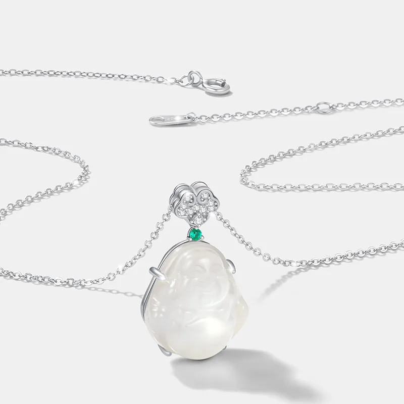 Zoo Jewel Chalcedony Jade Necklaces Women's-4