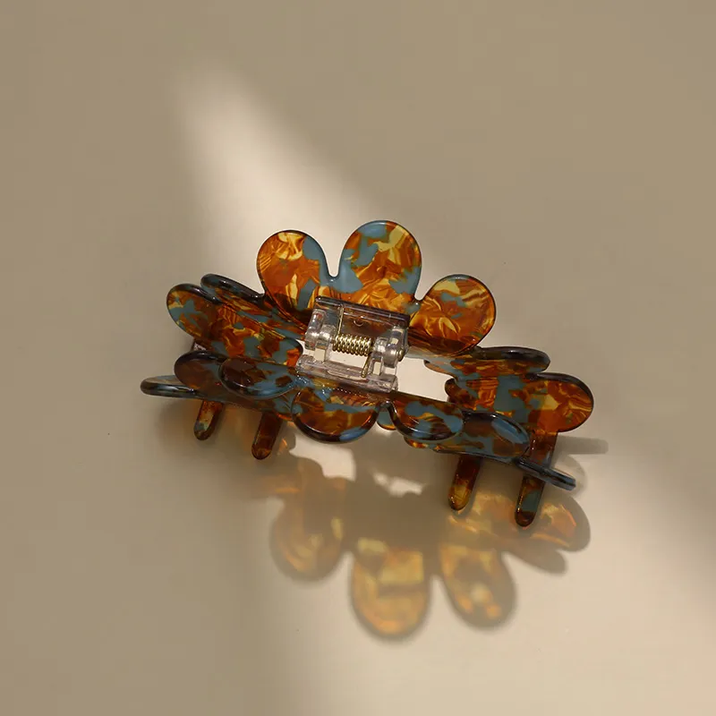 QIMEILA Acetate Plate Hair Clips Women's-3