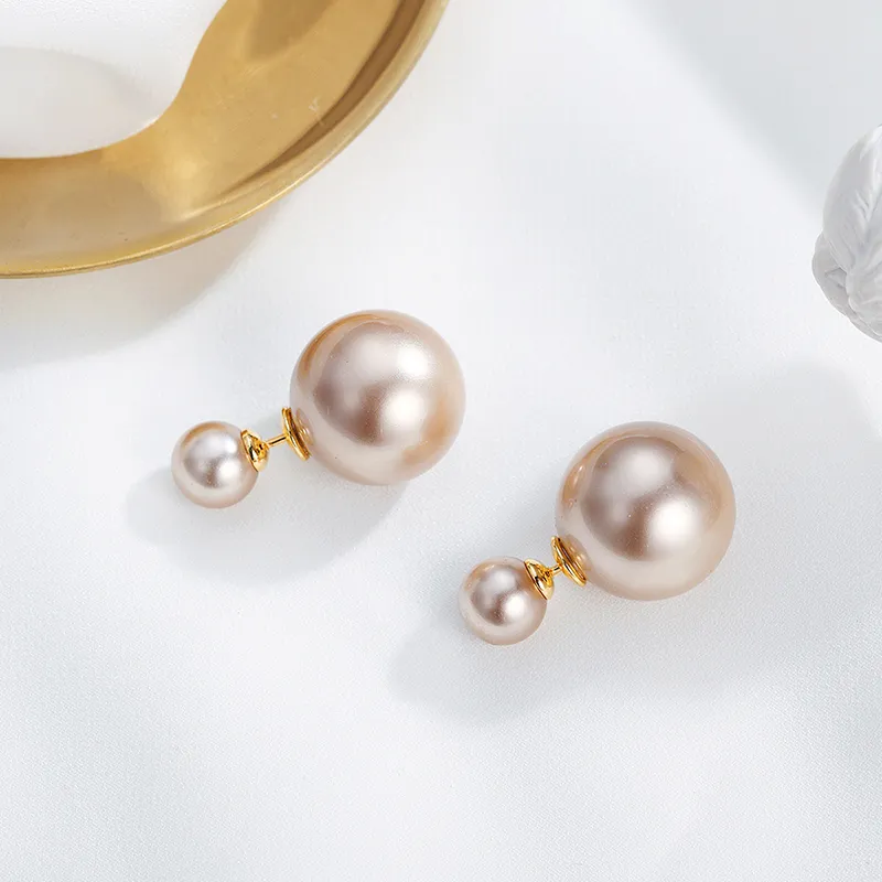 Zoo Jewel Artificial Pearl Stud Earrings Women's-4