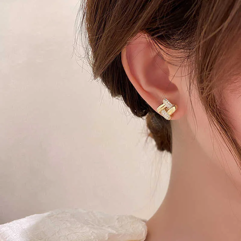 QIMEILA Alloy Stud Earrings Women's-2