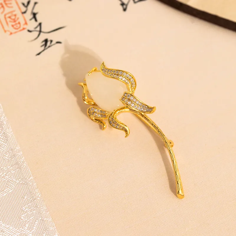 Zoo Jewel Copper Alloy Brooches Women's-2